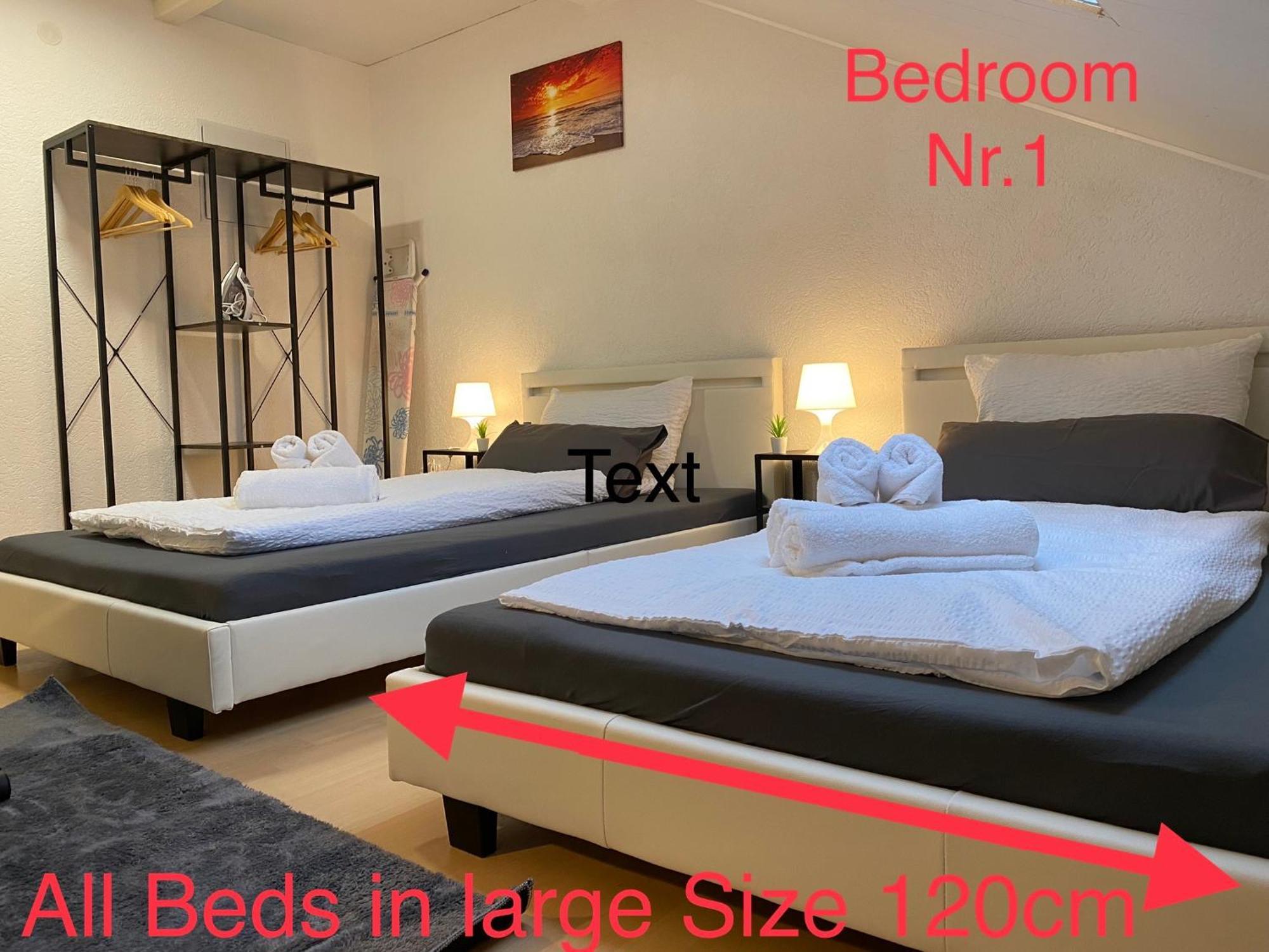 Deluxe Business Suite Mit Netflix Premium & Parkplatz, Zentral Zu Audi & Schwarz Gruppe With 2 Bedrooms Bad Friedrichshall Bagian luar foto